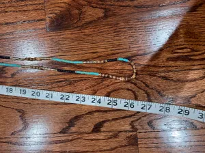 Beaded Necklace Blue thumbnail 4