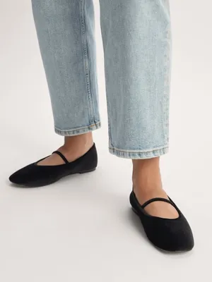 NIB Everlane The Day Mary Jane in Velvet thumbnail 1