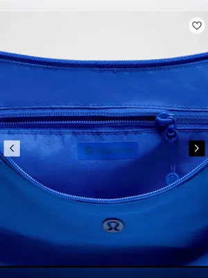 Lululemon NWT Slouchy Sling Bag Blue 6L Adjustable Straps Water Repellent thumbnail 4