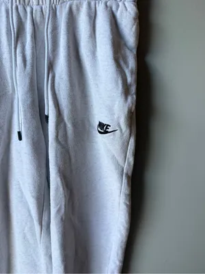 Nike Fleece Jogger Sweatpants Light Gray XS Athletic Pants thumbnail 2
