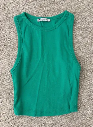 Green ZARA Tank thumbnail 1