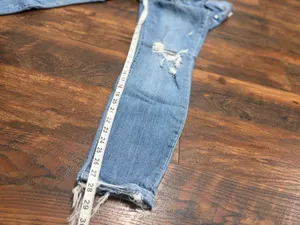 Judy Blue Jeans Women 1/25 Blue High Waist Boyfriend Distressed Button Fly thumbnail 2