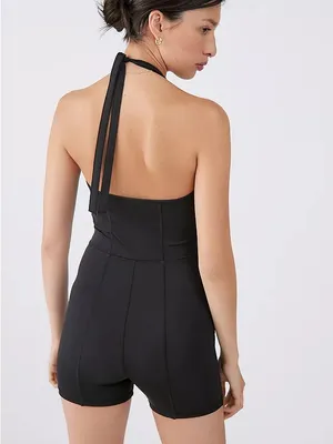 Urban Outfitters Fire Sign Halterneck Playsuit romper NWT thumbnail 2