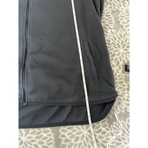 LL Bean Womens XL Full Zip Fleece Jacket Black Outdoor Gorpcore Granola Hiking thumbnail 6