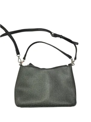 Guess Black Logo Monogram Bag thumbnail 6