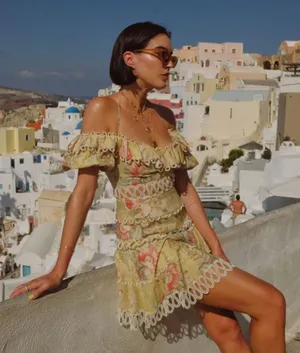 Zimmermann NWOT Melody off shoulder dress thumbnail 1