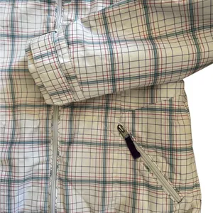 Burton DryRide Snowboard Ski Jacket Parka White Red Blue Plaid Pattern Sz S thumbnail 3
