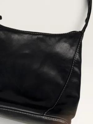 Fossil Black Leather Shoulder Bag thumbnail 2