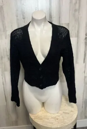 Black cardigan Black thumbnail 1