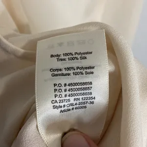 ARITZIA Wilfred Silk Faustine Blouse Sleeveless Tank Open Back XS thumbnail 5
