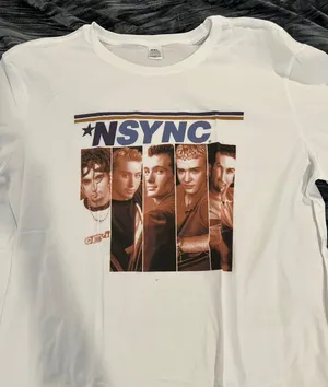 White Graphic *NSYNC T thumbnail 2