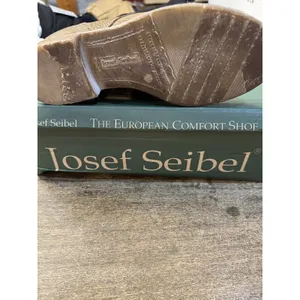 Josef Seibel Sienna Ankle Boots Women's 37 6.5 US Leather Booties‎ Olive Brown thumbnail 5