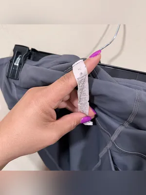 Lululemon In Movement 7/8 Tight Everlux Legging Dark Shadow Gray size 10 thumbnail 10