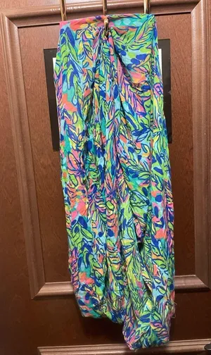 Lilly Pulitzer Multicolor Patterned Scarf thumbnail 1