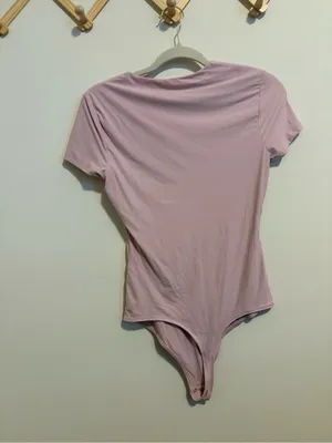 Abercrombie & Fitch Baby Pink Bodysuit size Medium thumbnail 5