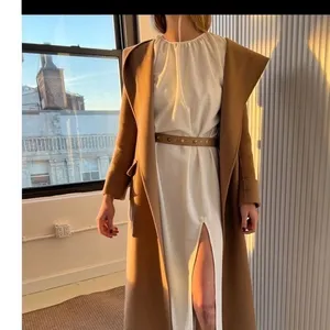 HILL HOUSE The Simone Maxi Dress in Coconut Milk (Offwhite) thumbnail 4