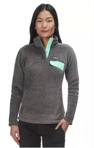 Patagonia 1/4 Re-Tool Snap-T Fleece Pullover Gray Medium thumbnail 1