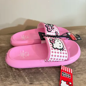 NEW Sanrio Hello Kitty Pastel Pink Slide Sandals Women’s Size 9 thumbnail 2