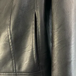 SheIn Sleek Black Vegan Leather Jacket thumbnail 10