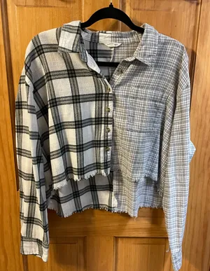 Cropped Flannel Aeropostale thumbnail 1