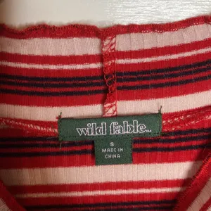 Wild fable red black white striped ruffle too sundress thumbnail 6