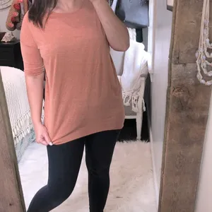 LulaRoe xxsmall orange Irma top new with tags thumbnail 2