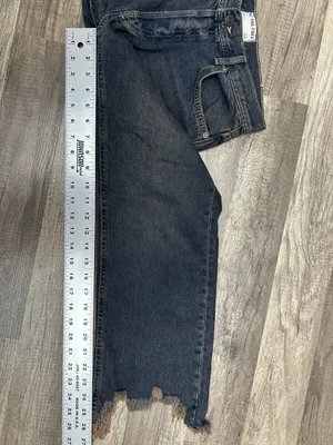Free People Jeans Womens 26 Maggie Mid Rise Straight Crop Raw Hem (actual 29x25) thumbnail 9