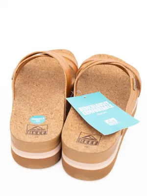 REEF - Cushion Bloom Hi Natural Platform Slide Sandals thumbnail 9