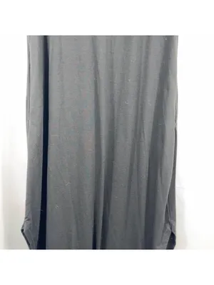 Black Sleeveless Maxi Dress Small Minimalist Stretch thumbnail 7