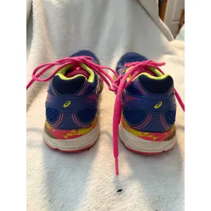 Asics Gel-Contend 3‎ Running Shoes Vibrant Blue Pink Yellow Sneakers Size 7.5 thumbnail 3
