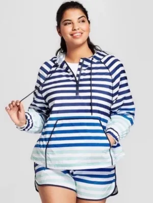 Hunter For Target Blue Ombré Rain Jacket thumbnail 1