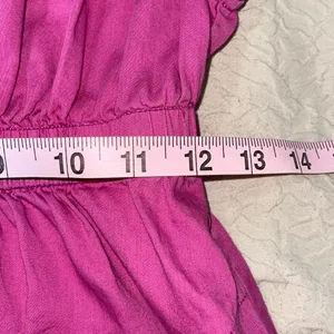 Anthropologie Maeve Mona Off The Shoulder Midi Fit & Flare Dress Fuchsia Size XS thumbnail 13
