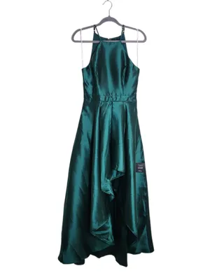 Lulus Green High Low Formal Dress Size Small NWT Wedding Guest Dress thumbnail 2