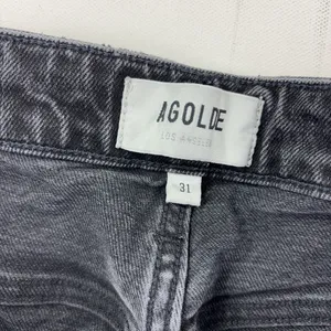 AGOLDE Jeans Womens 31 Gray Charcoal Wash High Rise Straight Stretch Denim thumbnail 8