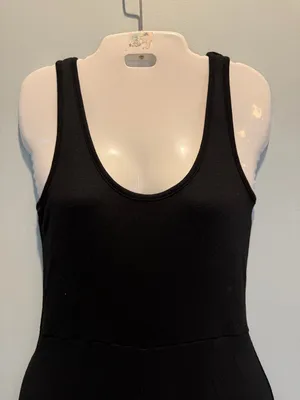Marine Layer Lexi Fit and Flare black sleeveless midi dress Size XSmall NWT thumbnail 8