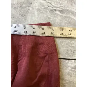 Alphalete Seamless High Rise Leggings Mauve Terracotta Activewear Womens Small thumbnail 4