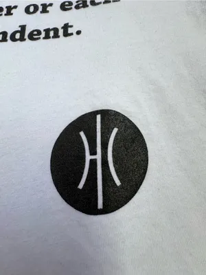 Hoop Culture White Unisex Graphic Shirt S/M thumbnail 6