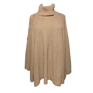 ANTHROPOLOGIE Women’s Camel Wing Sleeved Pullover Tunic Sweater thumbnail 2