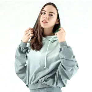 Young Fabulous & Broke Raissa Tie Dye Ombre Cropped Hoodie M/L thumbnail 3