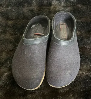 HAFLINGER Clogs Grizzly Torben, Charcoal black shoes slip on 39 8.5 thumbnail 1