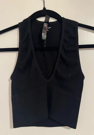 Urban Outfitters Deep V Tank Top thumbnail 1