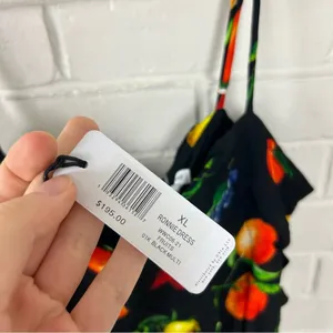 NWT We Wore What Ronnie Ruched Fruit Print Mini Dress Size XL thumbnail 16