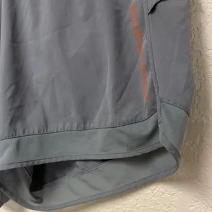 OTF Orangetheory Gray with Orange Athletic Shorts Size Large thumbnail 8