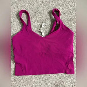 Lululemon Align Tank Top in Magenta Purple Size 6 Athleisure Buttery Soft Crop thumbnail 3