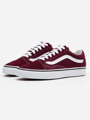 VANS Old Skool 36 Burgundy Suede Vans off the wall OTW thumbnail 7