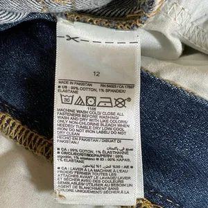 Old Navy Women Blue High Rise Baggy Barrel Palazzo Wide Leg Denim Jeans Pants 12 thumbnail 6