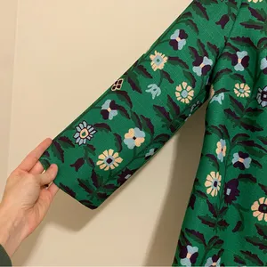 CK Bradley Green Floral Bolero Blazer size Small thumbnail 3