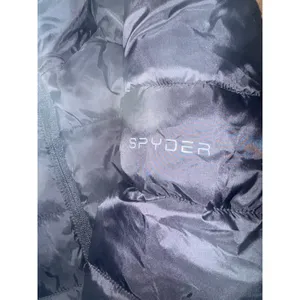 NWT Spyder Clara Puffer jacket Black Hooded Coat Woman size medium thumbnail 12