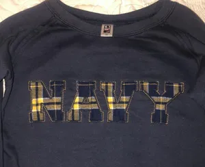 Navy naps naval academy crewneck sweatshirt thumbnail 2