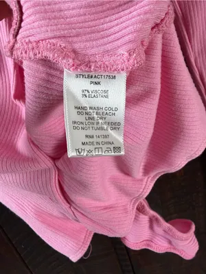 ASTR Long Sleeve Pink Twist Front Cutout Bodysuit thumbnail 9